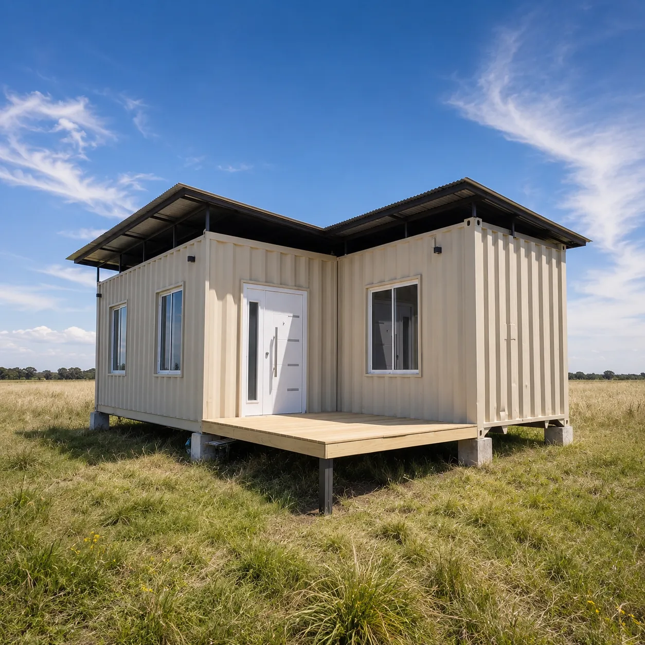Casa Contenedor 45 m² — 2 Dormitorios